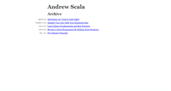 Desktop Screenshot of andrewscala.com