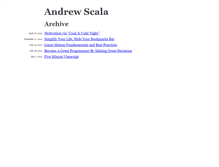 Tablet Screenshot of andrewscala.com
